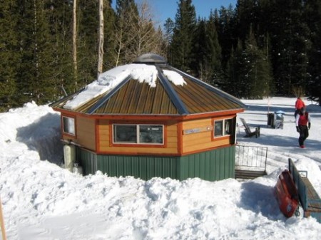 Powerderhorn Ski Hut in Use