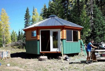 Completed Solargon Yurt