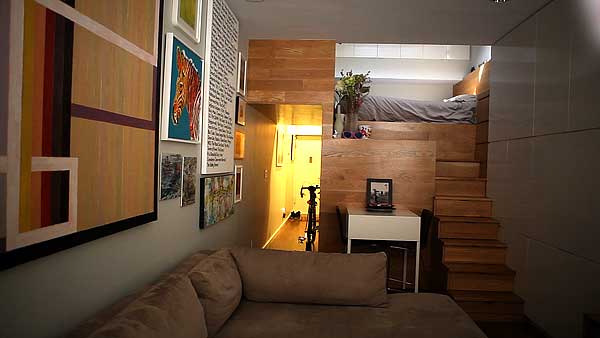 Pozner living area and loft