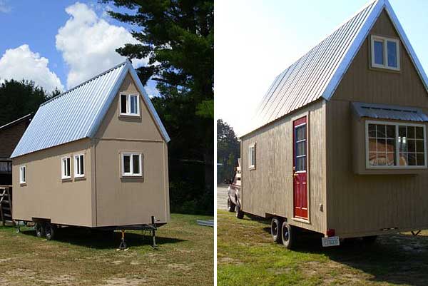 tiny house front and back