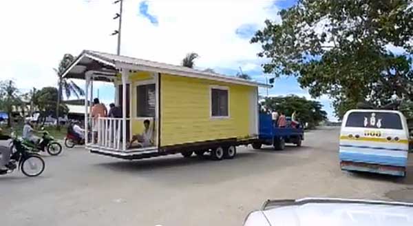 moving tiny house