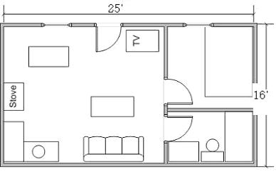 cabin floor plan