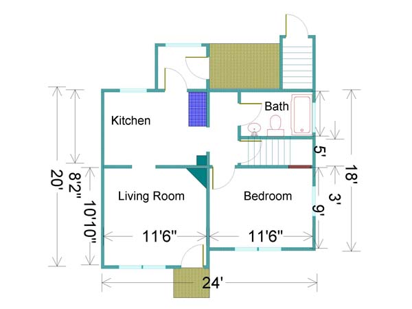 Small house floor plan