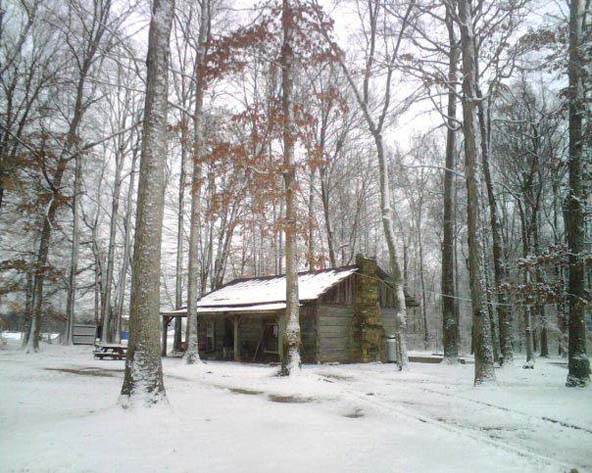 Cabin in the Winter