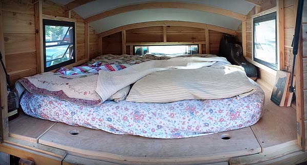 wide angle of bed