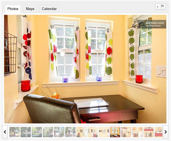 Goldfinch AirBnB Listing interior