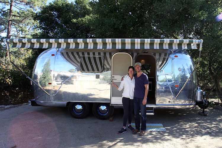 Sharon and Sam and the airstream