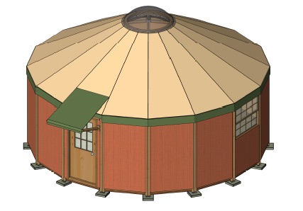 fabric yurt