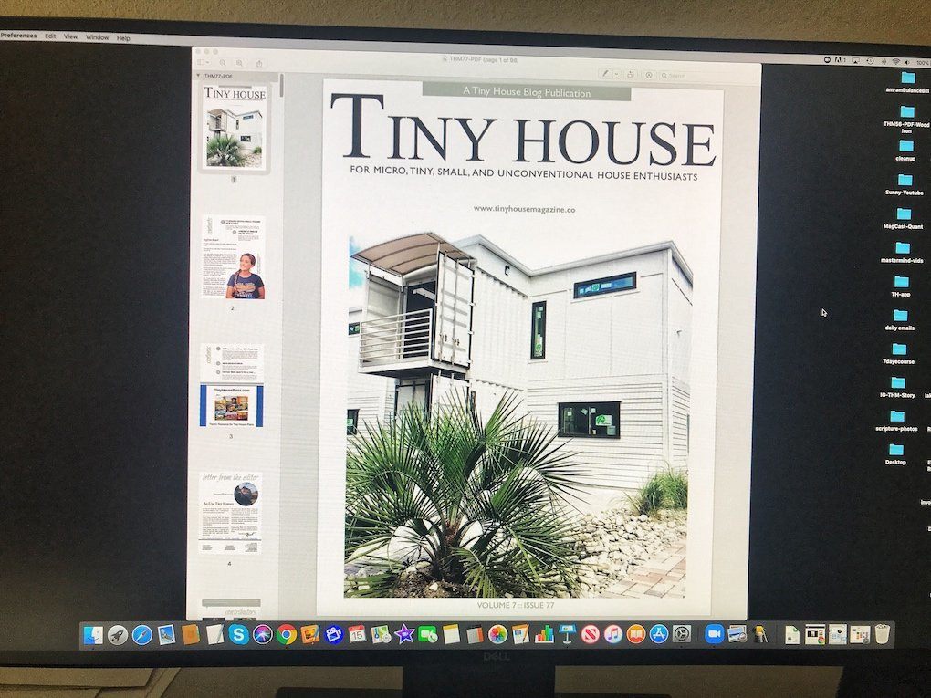 Tiny House Magazine Issue 77 cover