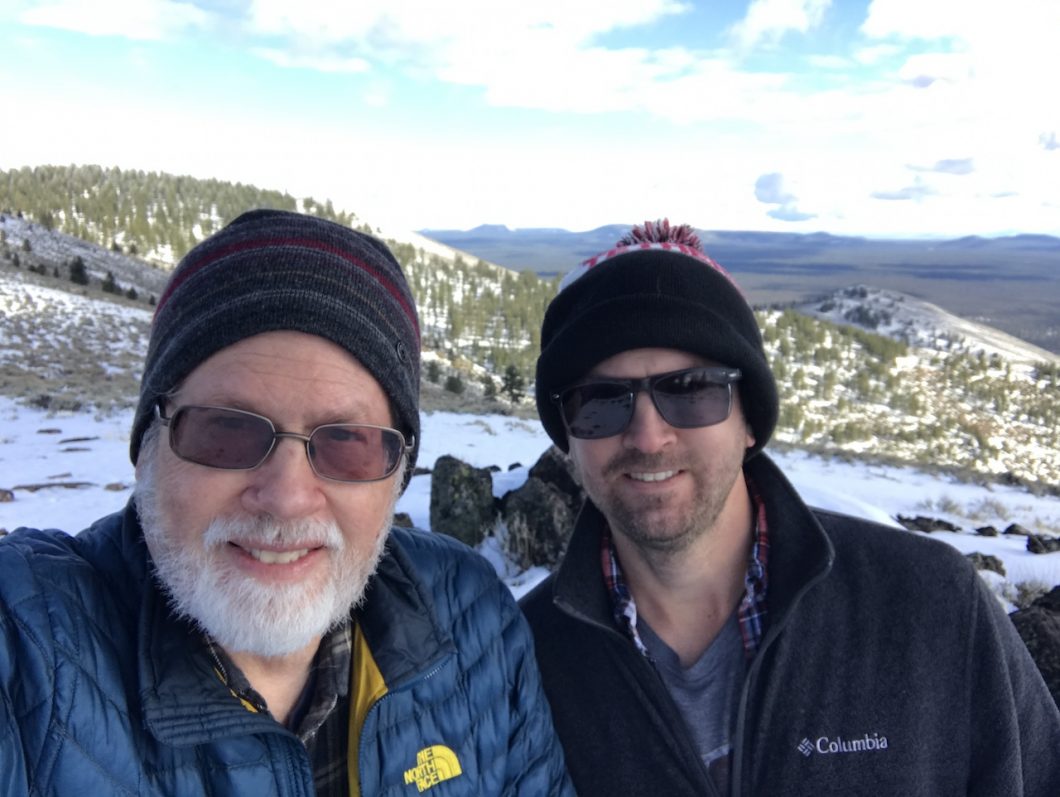 Ted and myself on Pine Mountain