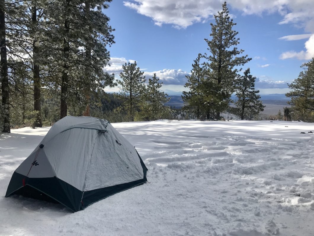 Tent on Pine Mountain