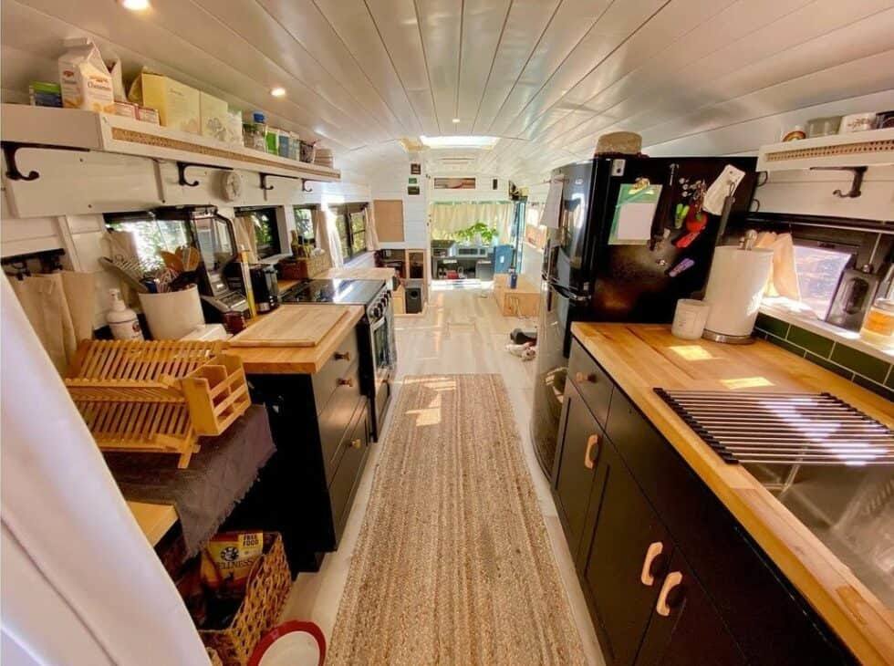 interior of school bus 1