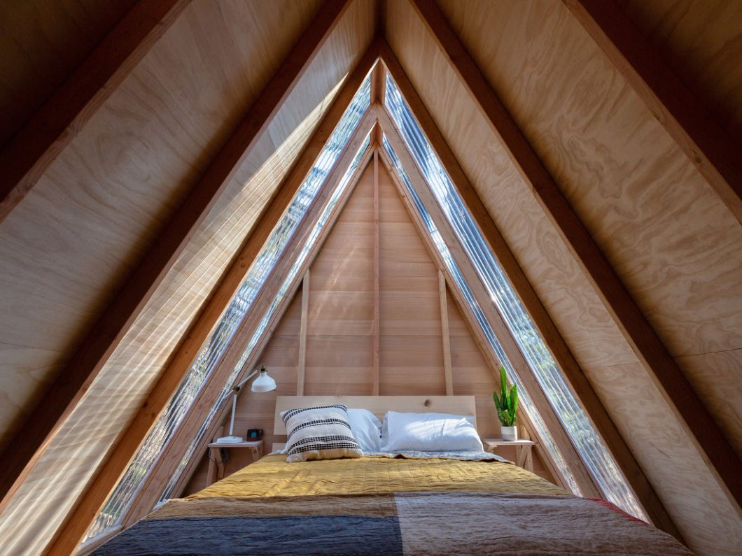 bed view a-frame