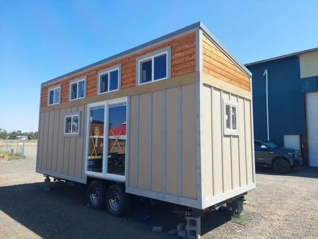 Shell of the tiny house