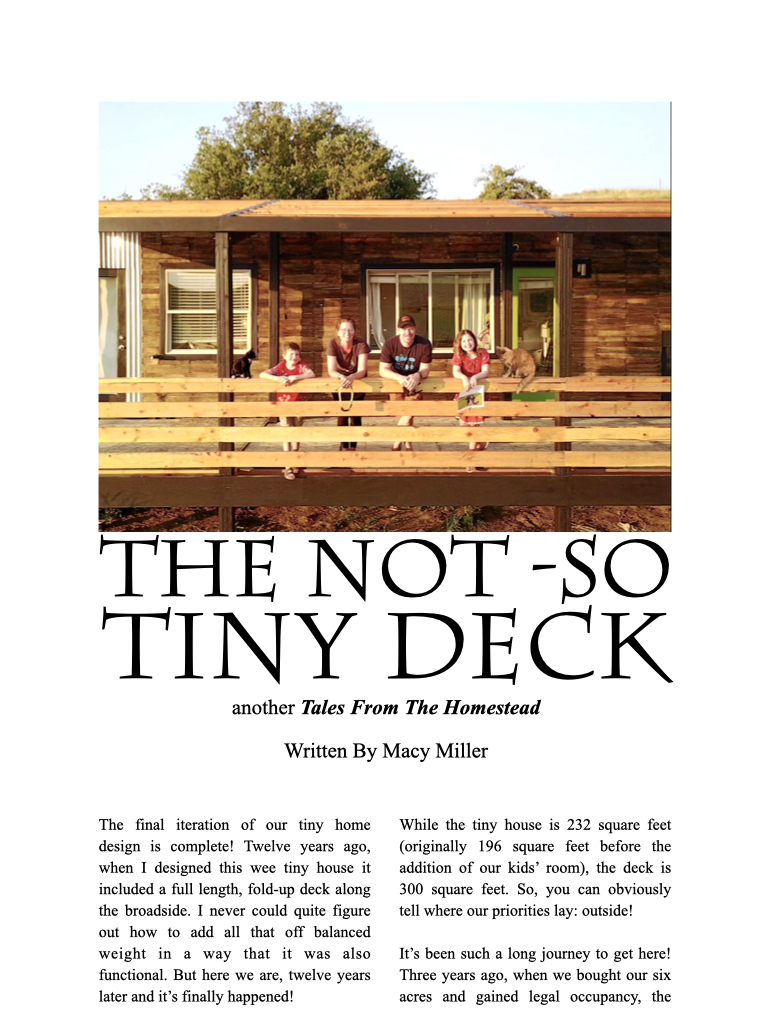 Tiny House Magazine Issue 128