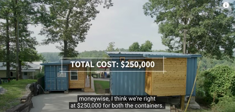 costs for container