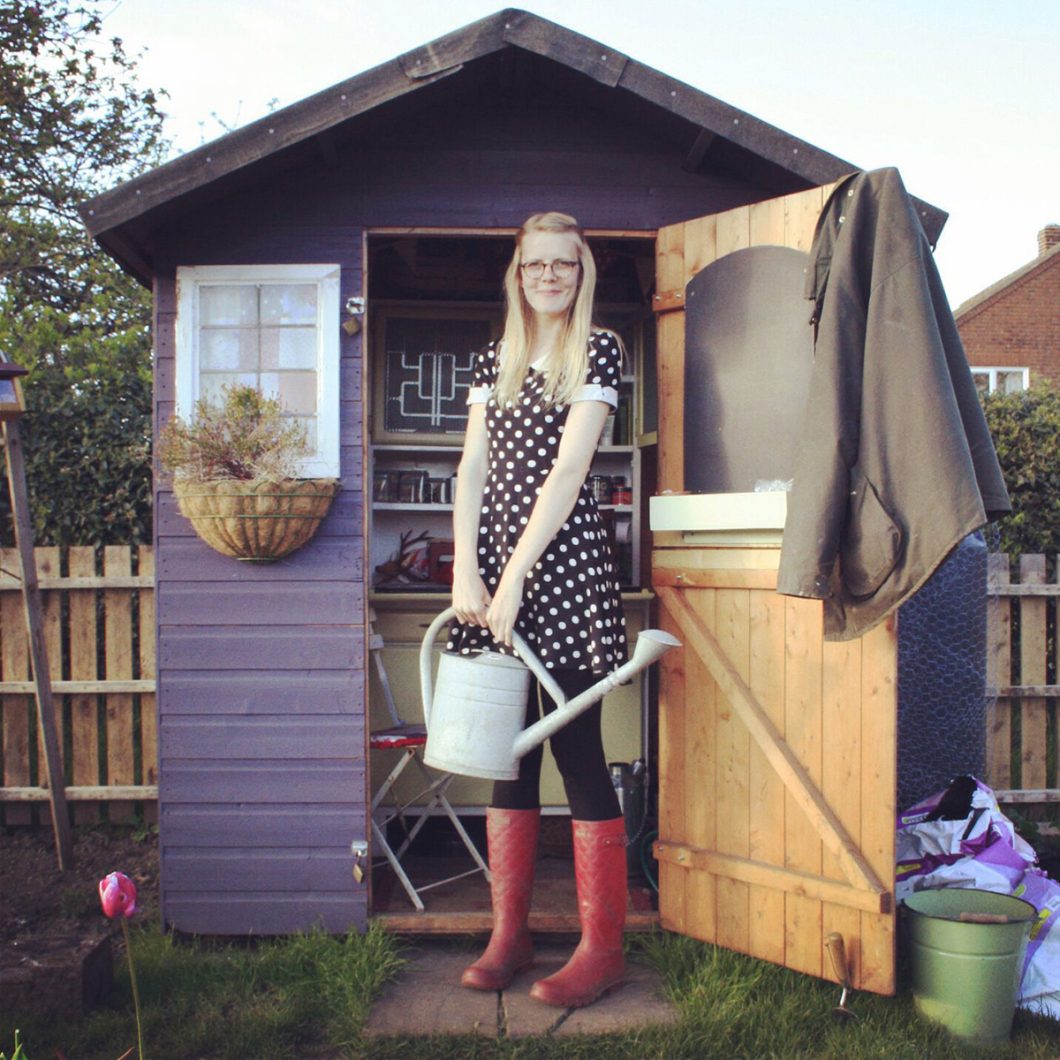 Katie's allotment shed