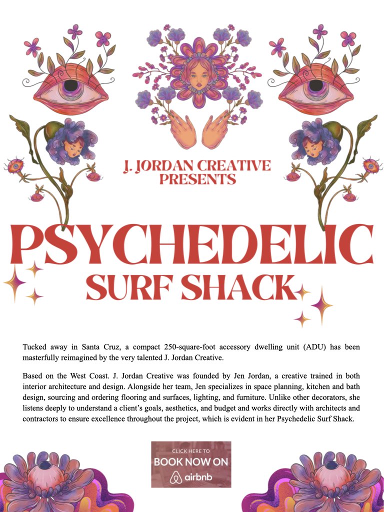 Psychedelic surf shack