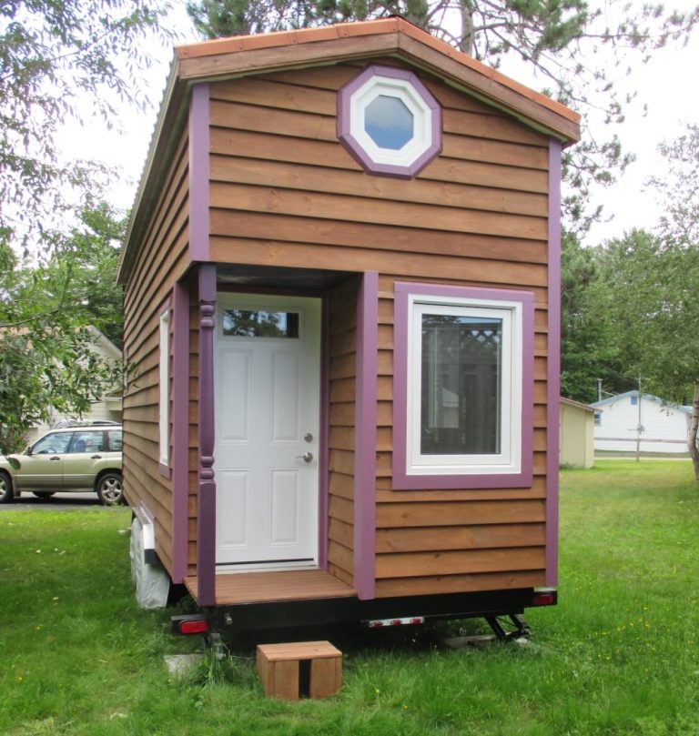 Natalie's completed tiny house